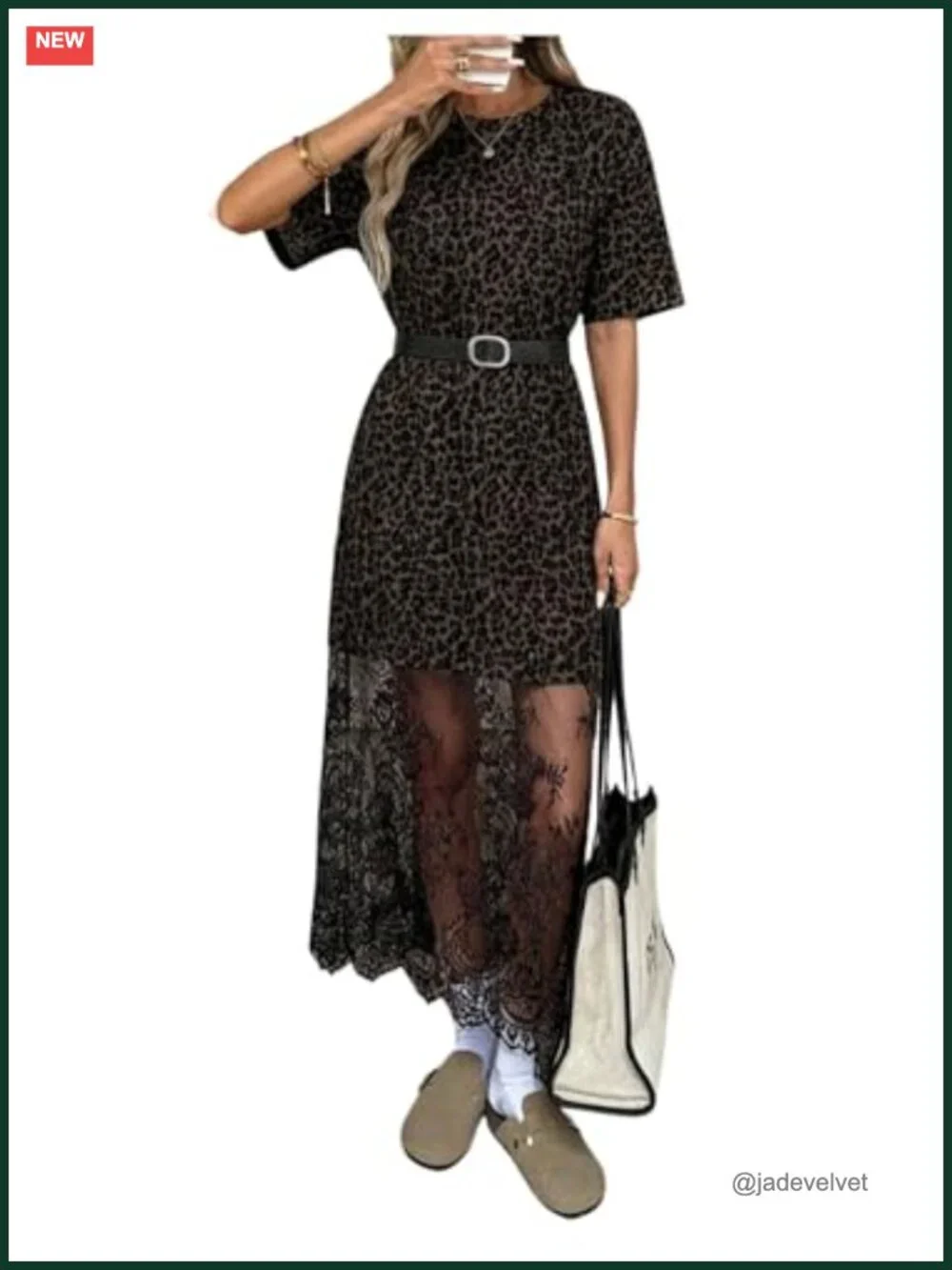 Women's Lace Maxi Dress Boho Short Sleeve Shift Dress with Floral Overlay,
